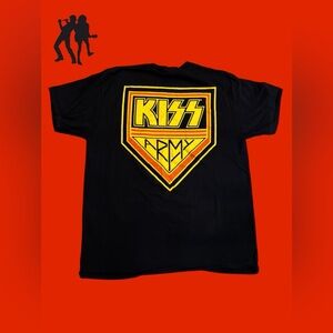KISS ARMY T-shirt Size Large- Men's‎